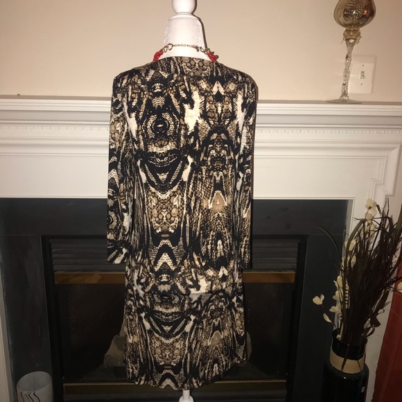Worthington Stretch Tribal Print Dress - Picture 3 of 5